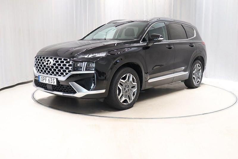 Svart Begagnad 2022 Hyundai Santa Fe Advanced SUV | 378 900 kr (Marknadspris) - Bild 1/4