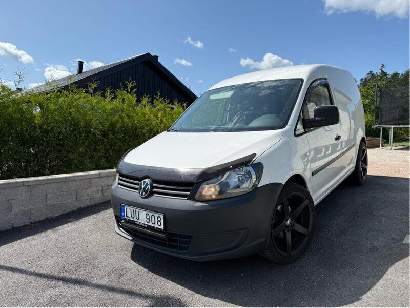 Vit Begagnad 2012 VW Caddy Minibuss | 99 000 kr - Bild 1/4
