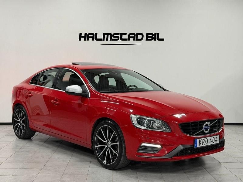 Röd Begagnad 2014 Volvo S60 R-Design Sedan | 189 500 kr (Marknadspris) - Bild 1/4