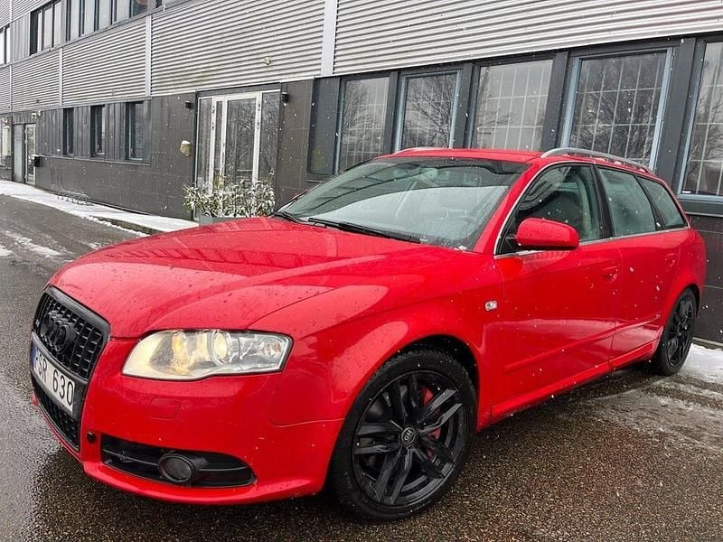 Röd Begagnad 2007 Audi A4 S-Line Kombi | 38 000 kr (Marknadspris) - Bild 1/4