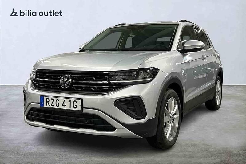 Silver Ny 2025 VW T-Cross SUV | 297 900 kr (Marknadspris) - Bild 1/1