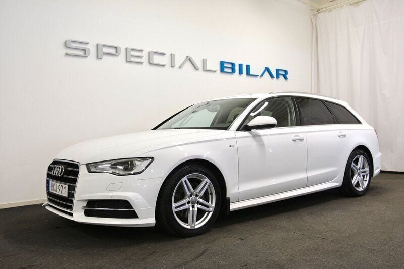Vit Begagnad 2016 Audi A6 S-Line Kombi | 179 000 kr (Bra pris) - Bild 1/4