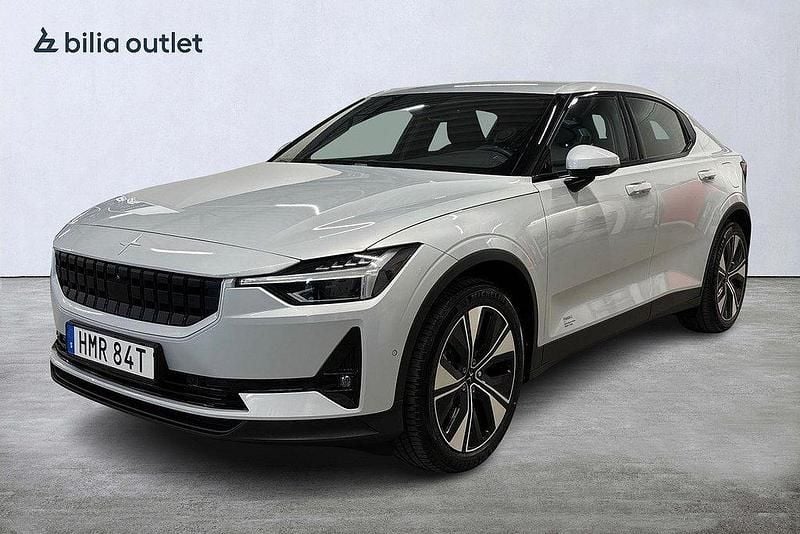 Silver Begagnad 2022 Polestar 2 Standard Range Single Motor Sedan | 349 000 kr (Marknadspris) - Bild 1/3