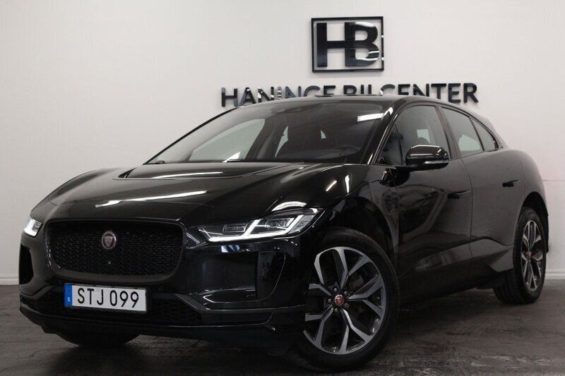 Svart Begagnad 2019 Jaguar I-Pace SUV | 319 900 kr (Superpris) - Bild 1/4