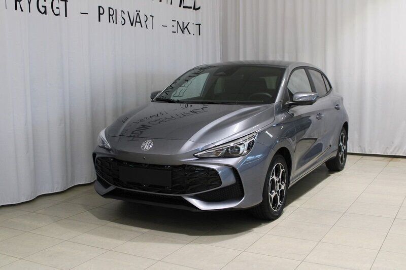 Grå (grey) Begagnad 2024 MG MG3 Luxury Halvkombi | 249 900 kr (Marknadspris) - Bild 1/4
