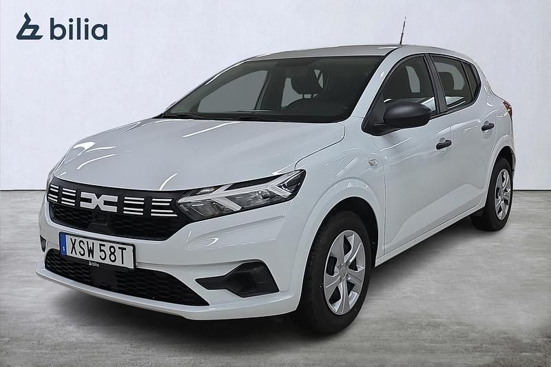 Vit Begagnad 2022 Dacia Sandero Essentiel Halvkombi | 129 000 kr (Marknadspris) - Bild 1/3