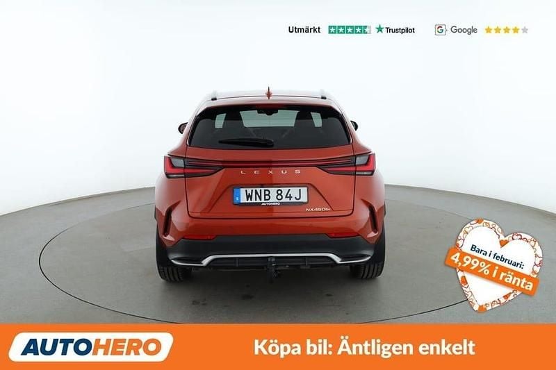 Begagnad Lexus NX450h+ Sport Line 313 HK (230 kW) 2022 Orange SUV
