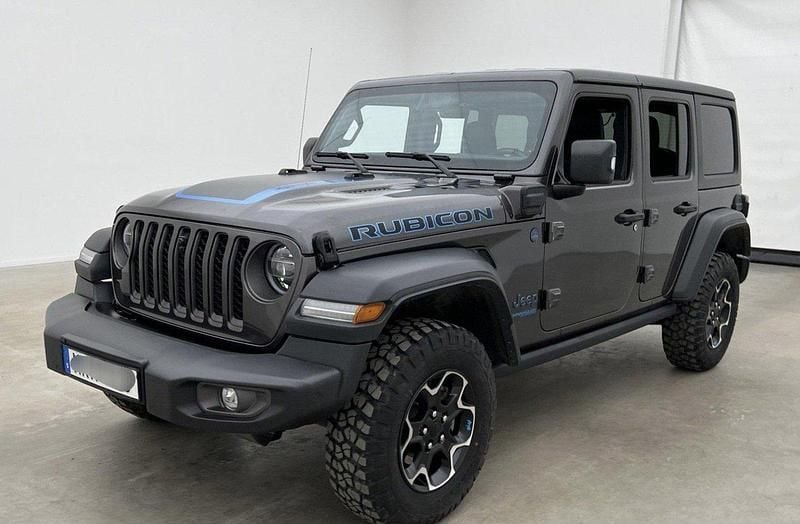 Grå Begagnad 2021 Jeep Wrangler Rubicon SUV | 650 000 kr - Bild 1/4