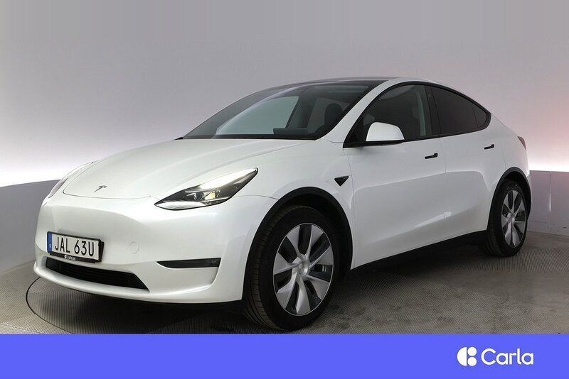 Vit Begagnad 2023 Tesla Model Y Long Range SUV | 411 900 kr (Superpris) - Bild 1/3