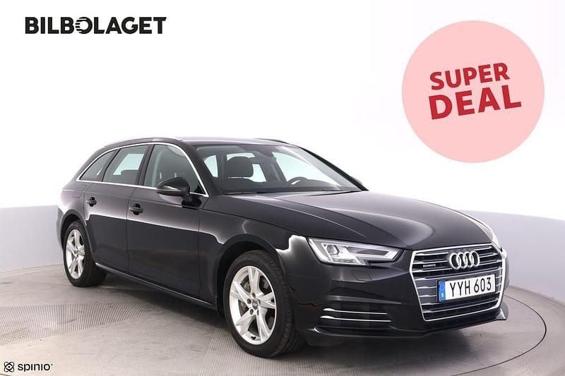 Svart Begagnad 2017 Audi A4 Kombi | 249 500 kr (Lite dyr) - Bild 1/4