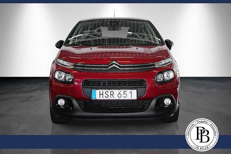 Begagnad Citroën C3 Feel 82 HK (60 kW) 2018 Röd Halvkombi