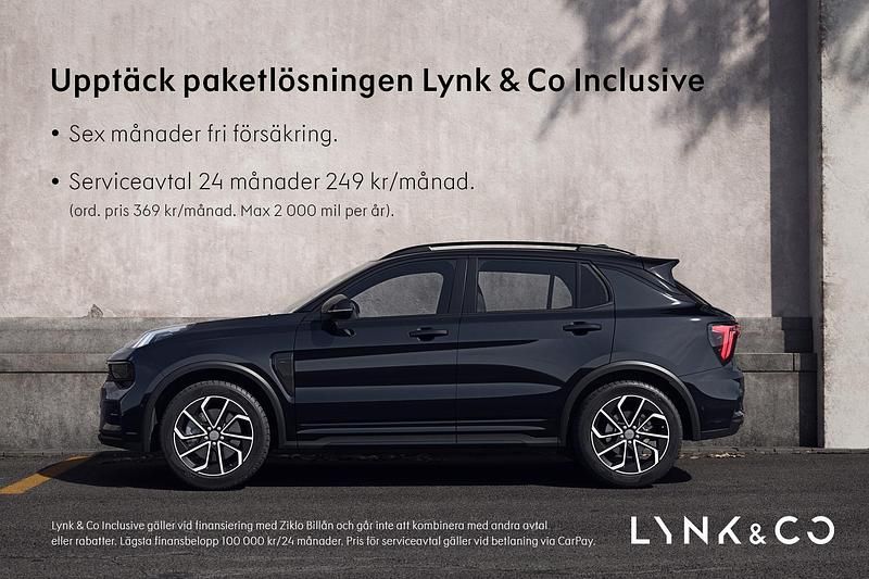 Begagnad Lynk & Co 01 264 HK (194 kW) 2021 Svart SUV