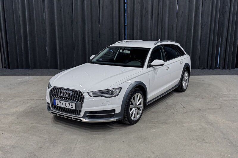 Vit Begagnad 2015 Audi A6 Allroad Kombi | 179 900 kr (Marknadspris) - Bild 1/4