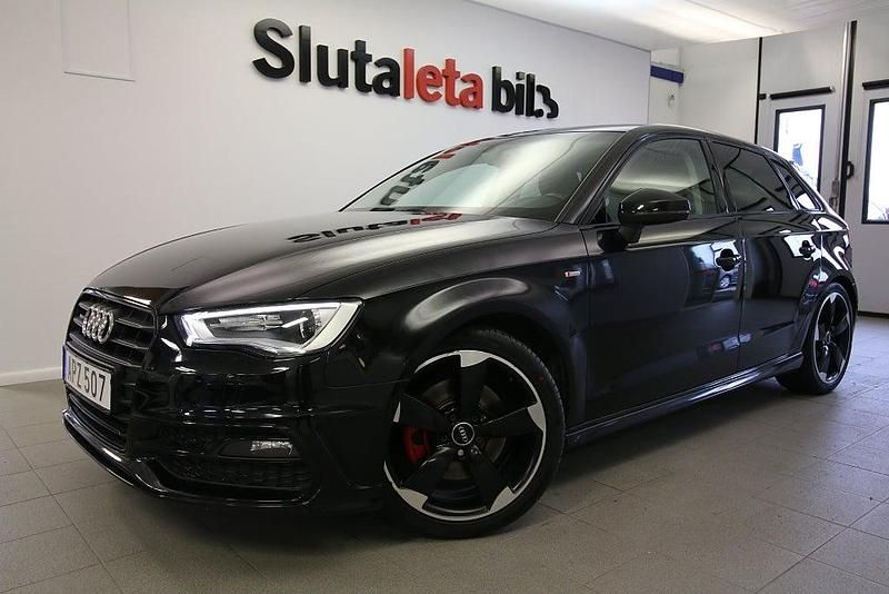 Svart Begagnad 2014 Audi A3 Halvkombi | 129 900 kr (Dyr) - Bild 1/4