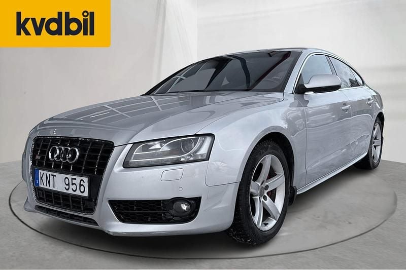 Begagnad Audi A5 Sportback 211 HK (155 kW) 2010 Silver Halvkombi