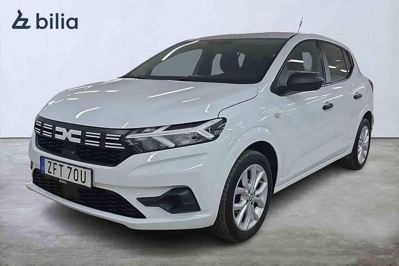 Begagnad Dacia Sandero Essentiel 91 HK (66 kW) 2022 Vit Halvkombi