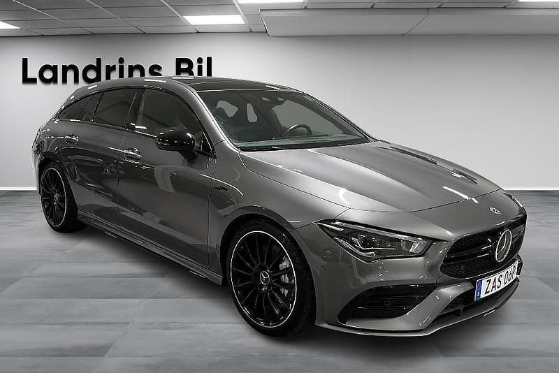 Begagnad Mercedes CLA35 AMG Shooting Brake AMG 306 HK (225 kW) 2023 Mörkgrå Kombi