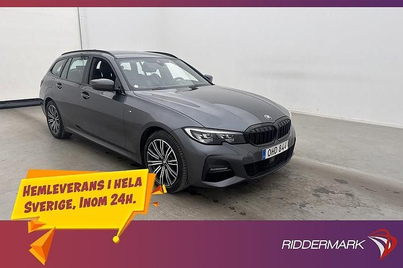 Grå Begagnad 2020 BMW 330e M Sport Kombi | 319 700 kr (Lite dyr) - Bild 1/3