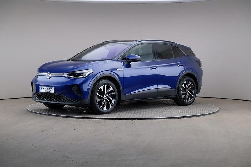 Mörkgrå (mangan gray (metallic)) Begagnad 2021 VW ID.4 Pro Performance SUV | 295 000 kr (Bra pris) - Bild 1/4