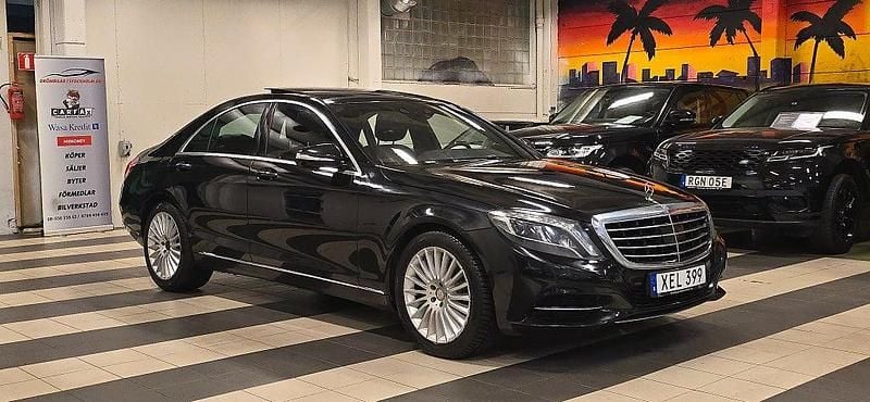 Svart Begagnad 2014 Mercedes S350 Sedan | 329 000 kr (Bra pris) - Bild 1/4