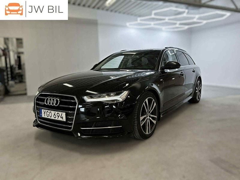 Svart Begagnad 2016 Audi A6 S-Line Kombi | 159 900 kr (Marknadspris) - Bild 1/4