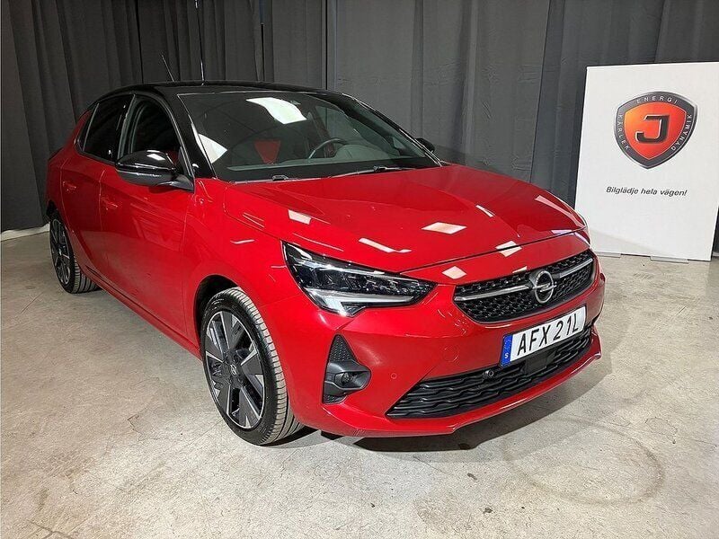 Röd Begagnad 2021 Opel Corsa-e Halvkombi | 189 900 kr (Marknadspris) - Bild 1/4