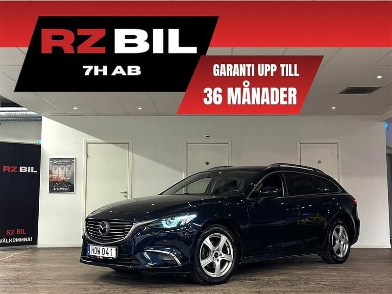Blå Begagnad 2015 Mazda 6 Kombi | 122 900 kr (Marknadspris) - Bild 1/3