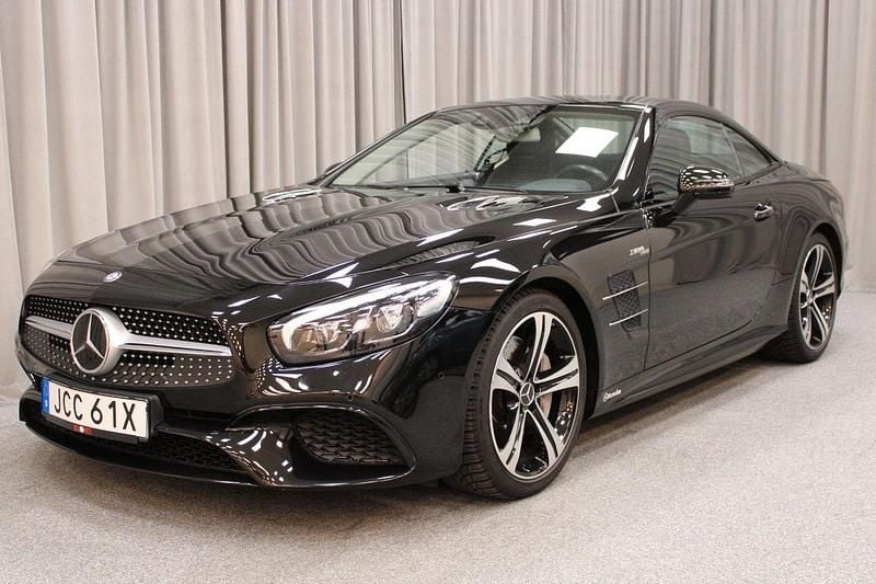 Svart Begagnad 2016 Mercedes SL400 AMG Cab | 599 000 kr - Bild 1/4