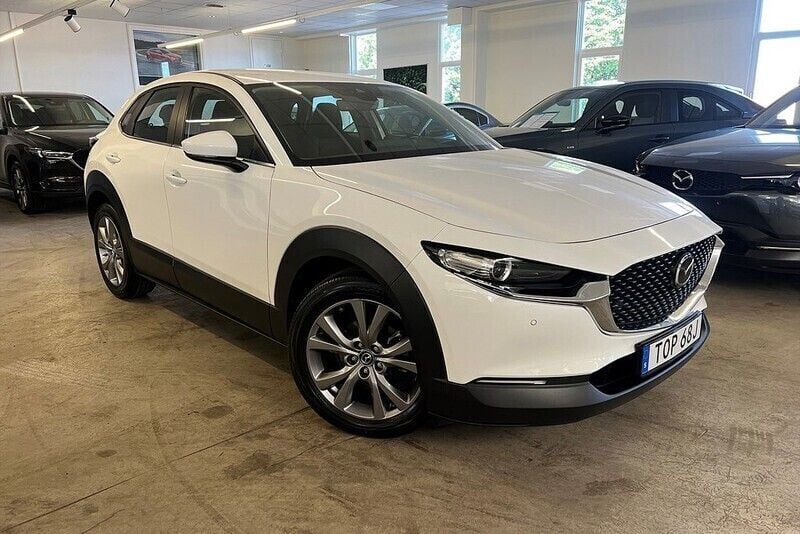 Vit Begagnad 2021 Mazda CX-30 Sky SUV | 239 900 kr (Marknadspris) - Bild 1/4