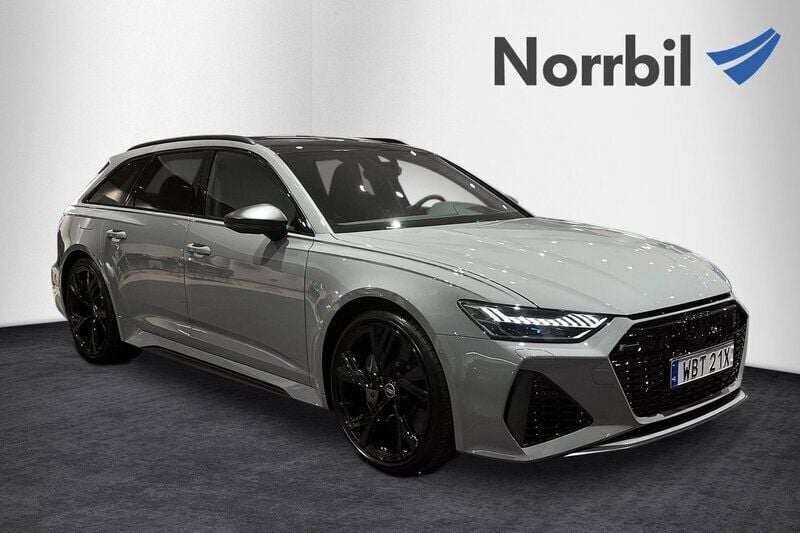 Grå Ny 2024 Audi RS6 Performance Kombi | 1 849 000 kr - Bild 1/4