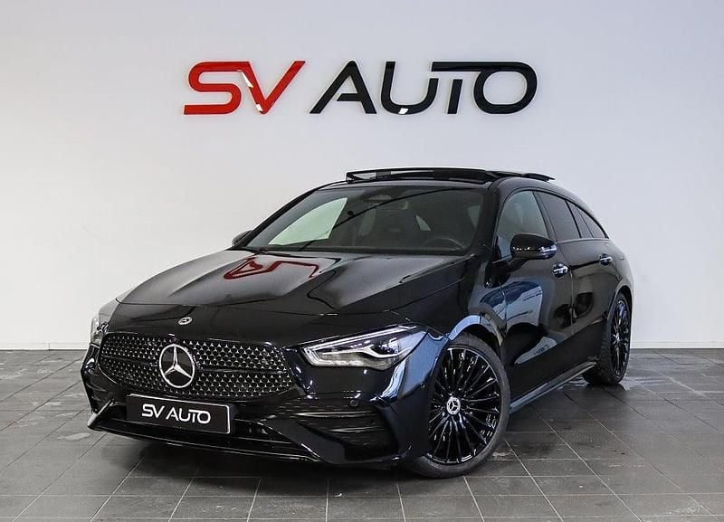 Svart Begagnad 2024 Mercedes CLA200 Shooting Brake Premium Kombi | 419 900 kr (Marknadspris) - Bild 1/4
