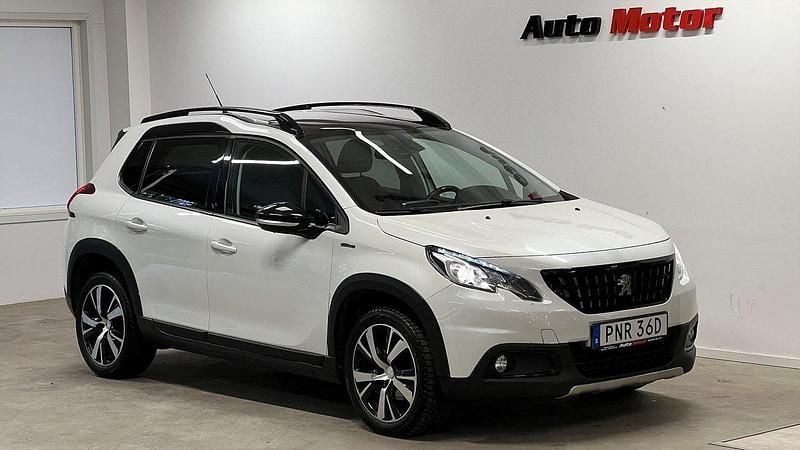 Vit Begagnad 2019 Peugeot 2008 GT-line SUV | 159 900 kr (Marknadspris) - Bild 1/3