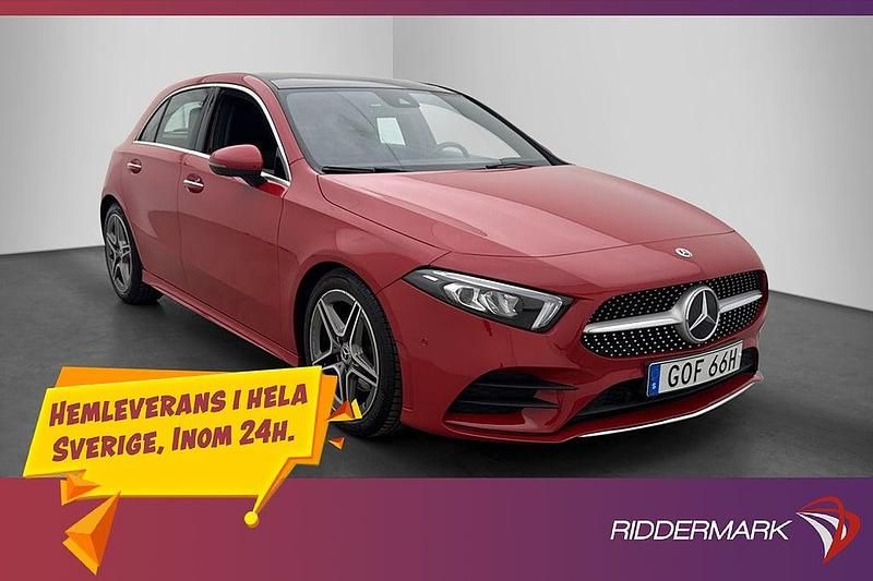 Begagnad Mercedes A180 2019 Röd