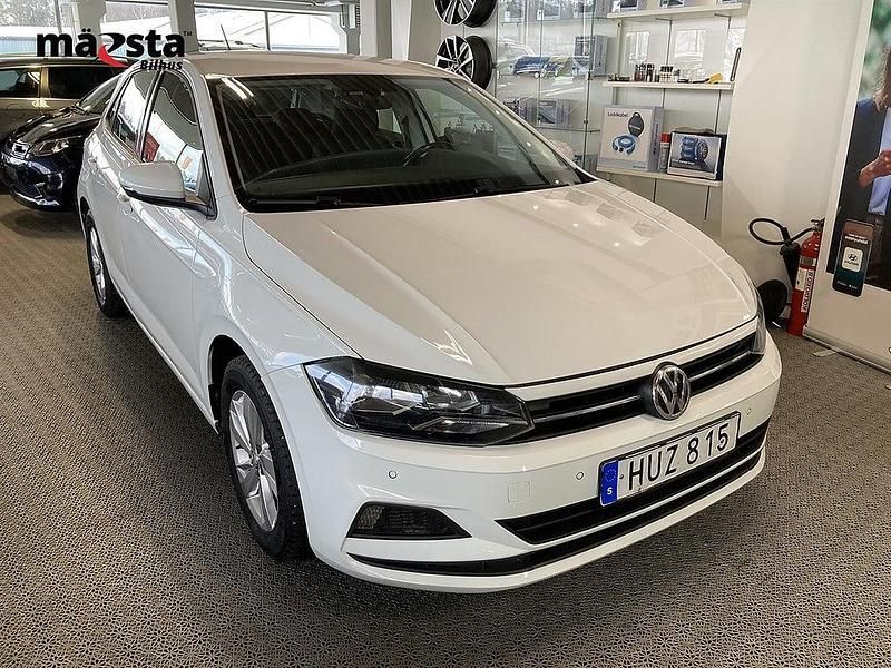 Begagnad VW Polo 95 HK (69 kW) 2018 Vit Halvkombi