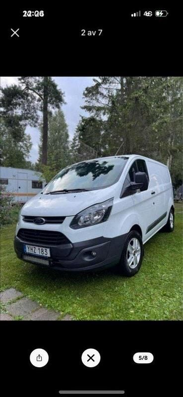 Vit Begagnad 2017 Ford Transit Custom Van | 65 000 kr - Bild 1/4