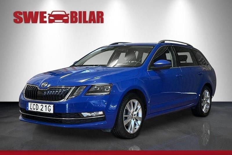 Blå Begagnad 2020 Skoda Octavia G-TEC Kombi | 169 900 kr (Bra pris) - Bild 1/4