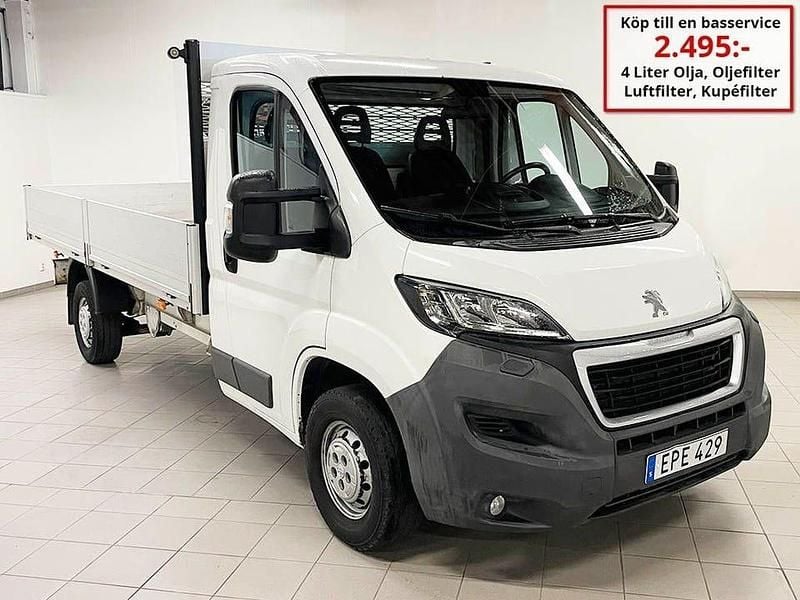 Vit Begagnad 2015 Peugeot Boxer Van | 159 000 kr (Superpris) - Bild 1/4