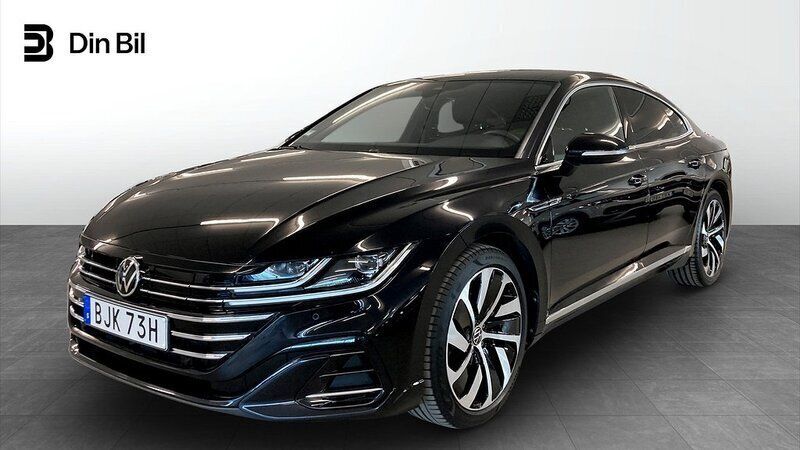 Svart Begagnad 2022 VW Arteon R-line Sedan | 329 900 kr (Bra pris) - Bild 1/4