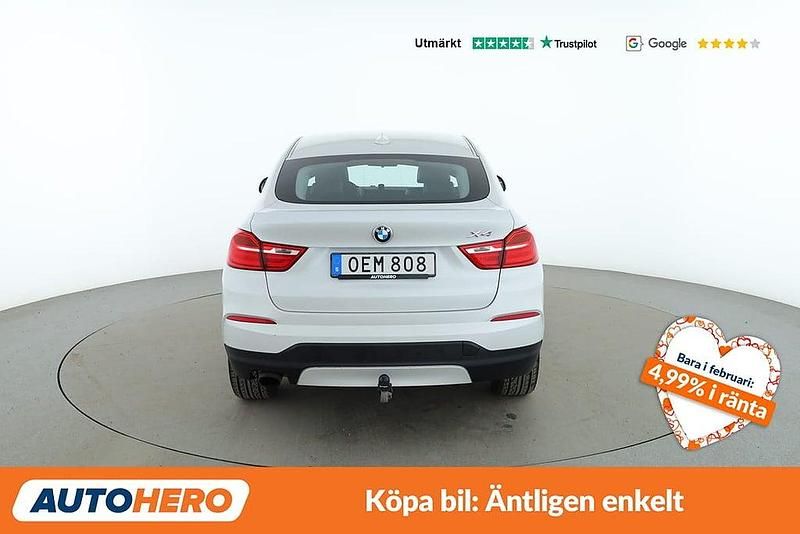 Begagnad BMW X4 190 HK (139 kW) 2016 Vit SUV