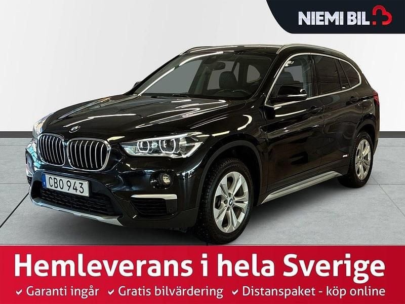 Begagnad BMW X1 xLine 190 HK (139 kW) 2018 Svart SUV