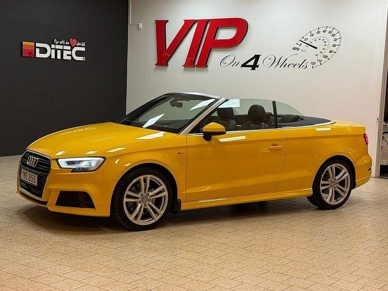 Gul Begagnad 2016 Audi A3 Cabriolet S-Line Cab | 279 800 kr (Dyr) - Bild 1/4