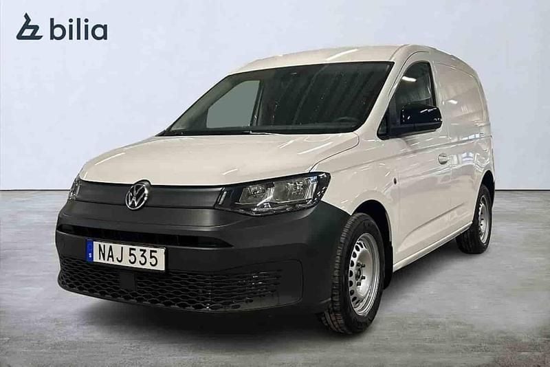 Vit Begagnad 2021 VW Caddy Minibuss | 169 900 kr (Superpris) - Bild 1/1