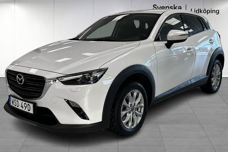 Vit Begagnad 2020 Mazda CX-3 SUV | 209 900 kr (Marknadspris) - Bild 1/4