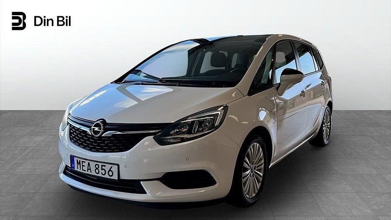 Vit Begagnad 2016 Opel Zafira Tourer Minibuss | 119 500 kr (Lite dyr) - Bild 1/4