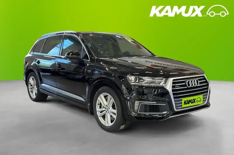 Svart Begagnad 2017 Audi Q7 S-Line SUV | 377 800 kr - Bild 1/4