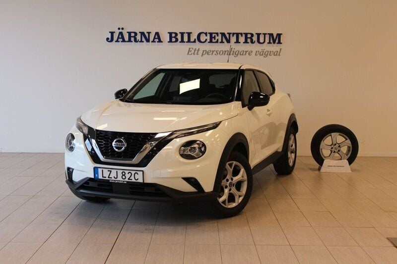 Vit Begagnad 2021 Nissan Juke SUV | 164 900 kr (Superpris) - Bild 1/2