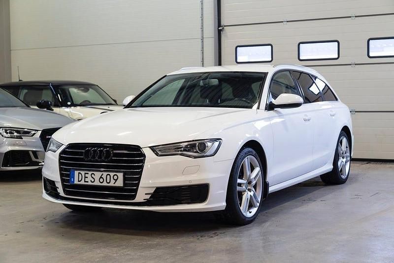 Vit Begagnad 2015 Audi A6 Sport Kombi | 159 900 kr (Marknadspris) - Bild 1/4