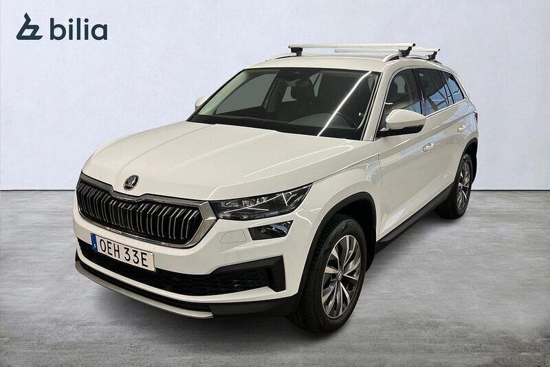 Vit Begagnad 2022 Skoda Kodiaq Style SUV | 355 000 kr (Bra pris) - Bild 1/3