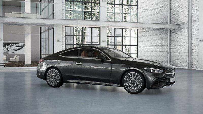 Grå Begagnad 2023 Mercedes CLE220 AMG line Sportkupé | 803 900 kr - Bild 1/4