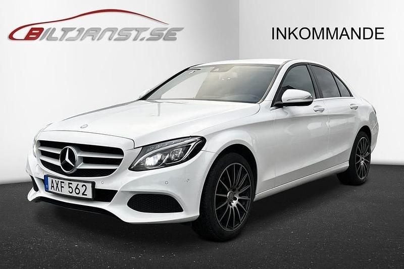 Vit Begagnad 2015 Mercedes C220 Sedan | 159 900 kr (Bra pris) - Bild 1/4
